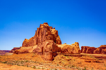 Fototapeta premium Landscape from La Sal Mountains Viewpoint, Arches National Park
