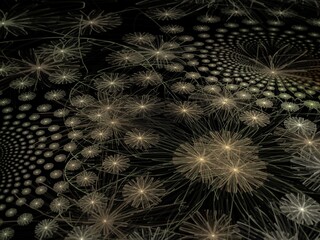 Imaginatory fractal background Image
