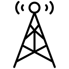 Naklejka premium Radio Tower 