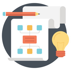 Project plan vector illustration 