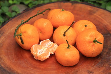 Fototapeta na wymiar Fresh orange fruit