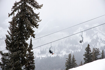 Foggy Chairlift Version Three