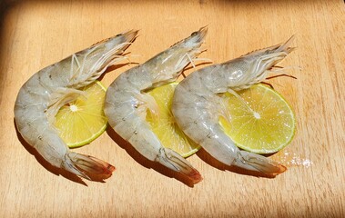 shrimp and lime  