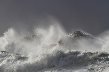 Storm on the coast