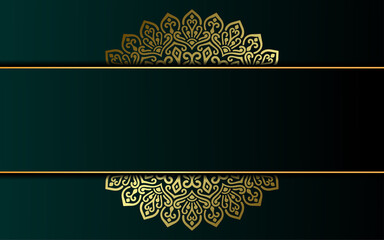 Luxury ornamental mandala background with arabic islamic east pattern style premium vector