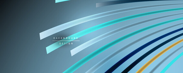 Abstract colorful lines vector background. Internet, big data and technology connections concept, abstract template