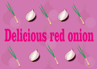Delicious Red Onions that are very popular with the community, especially in food raw materials.