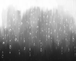Gray abstract background. water rain drops.