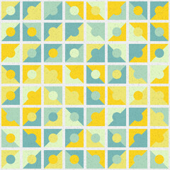 Abstract Geometric Pattern generative computational art illustration