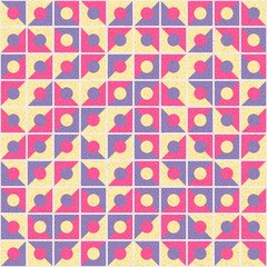 Abstract Geometric Pattern generative computational art illustration