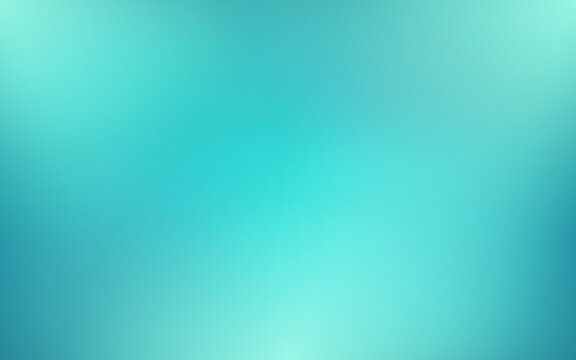 Abstract blurred turquoise background and gradient texture for your graphic design