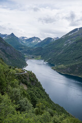 Fototapeta na wymiar Geiranger, Norway