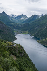 Fototapeta na wymiar Geiranger, Norway