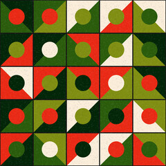 Abstract Geometric Pattern generative computational art illustration