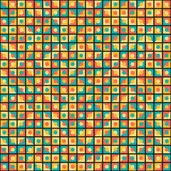 Abstract Geometric Pattern generative computational art illustration