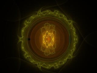 Imaginatory fractal background Image