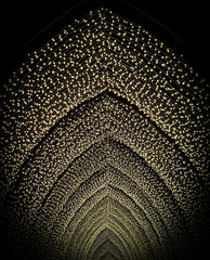 abstract dark tunnel