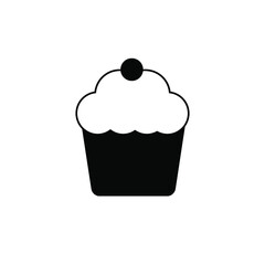  Muffin icon vector, illustration logo template in trendy style