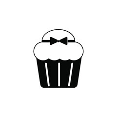  Muffin icon vector, illustration logo template in trendy style