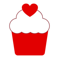  Muffin icon vector, illustration logo template in trendy style