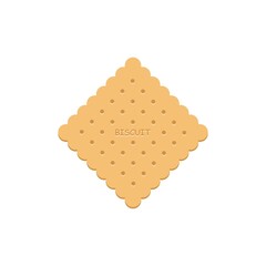 Biscuit icon, simple cookie. Vector illustration.