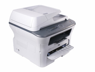 printer isolated on white background