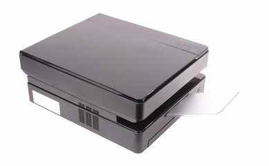 printer isolated on white background