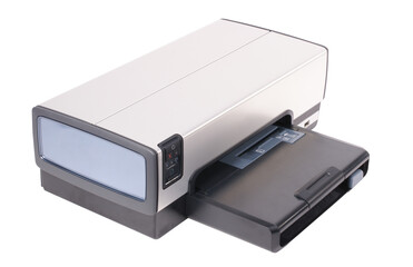 printer isolated on white background