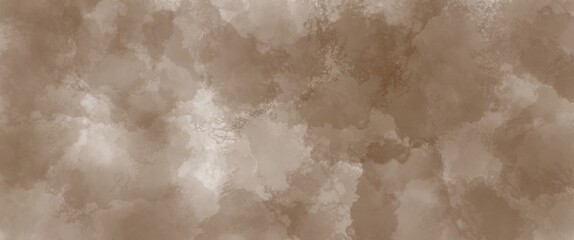 Watercolor background. Hand painted watercolor background with sky and clouds shape