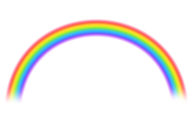 Rainbow on white background. There is PNG version of this image. File ID: 559308383 - 402544039