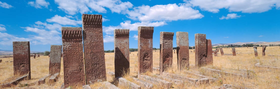 Ahlat Seljuk Empire Square Cemetery and Thombstones