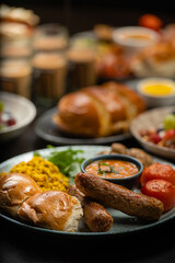 Indian Food - Traditional Breakfast set 