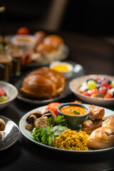 Indian Food - Traditional Breakfast set 