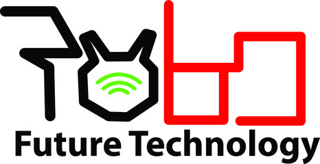 AI technology vector logo illustration for company web