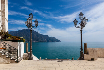 Terrace of the Collegiate church of Santa Maria Maddalena Penitent