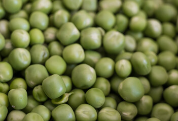 green peas background