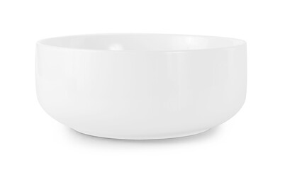 white bowl isolated on white background.