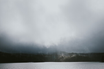 fog in the mountains