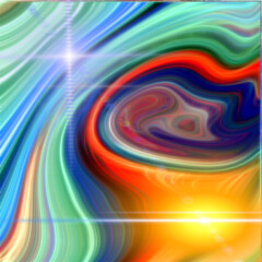 Pastel colors, yellow blue red pink abstract colorful background with waves