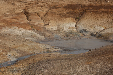 Seltun geothermal area in Krysuvik, Reykjanes peninsula, Iceland