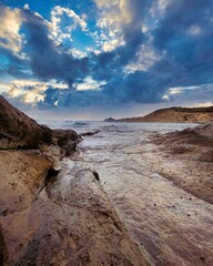 Blue sea views at the beach