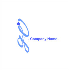 G V GV Initial handwriting or handwritten logo for identity