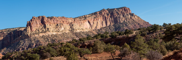 Sandstone Rock Formation in Capitol Reef National Park, Utah