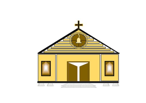 illustration of a church