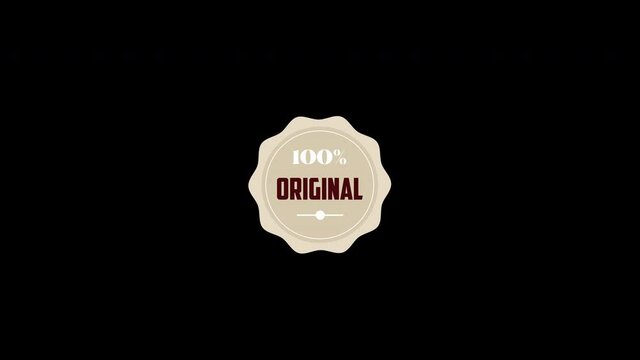 100% original word animation motion graphic video.use for Promo banner,sale promotion,advertising, marketing, badge, sticker.Royalty-free Stock 4K Footage with Alpha Channel