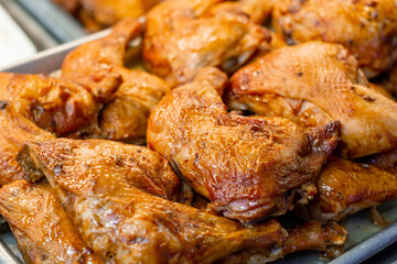 pollo fritos, alimento  al parrilla