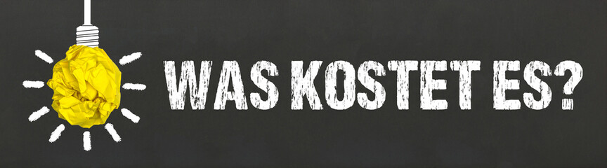 Was kostet es?