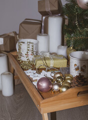 christmas table setting