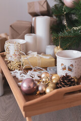 christmas table setting