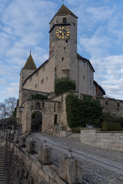 The charming old city of Rapperswil, Rapperswil-Jona, St. Gallen, Switzerland